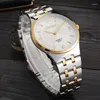 Wristwatches Couple Watch For Man And Woman Business Men Quartz Luxury Commercial Men's Stainless Steel CHENXI Band WristwatchWristwatch