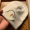 Gorro de designer inverno quente gorro grande etiqueta design gorro moda clássico chapéu de inverno de alta qualidade