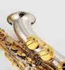 T-992 Japan Yanagis Tenor Saksofon Profesjonalne instrumenty muzyczne BB Ton Nickel Silver Pleated Tube Gold Key Sakso