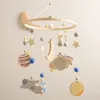 Rattles Mobiles 1Set Baby Mobile Toys012 Mesi Personalizzabile Nome Space Bed Bell Room Decor Kids Musical Hanging Toy Regali di compleanno 230411