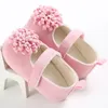 First Walkers Infant Baby Girl Shoes Toddler Flats Sandals Premium Soft Rubber Sole Anti-Slip Summer Flower Lace Crib Walker 0-18M