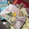 10 Stück / Menge halbtransparente Schwefelsäure-Papierumschläge für DIY-Postkartenkarten-Aufbewahrung, Hochzeitseinladung, Geschenkverpackung, Y12302964