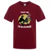 Men's T-Shirts Trust Me Im An Engineer T Shirt For Men Pure Cotton Vintage T-Shirt Round Neck Engineering Tees Classic Man Clothes Oversized 230412