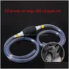 Other Vehicle Tools Car Fuel Tank Sucker Tanks Manual Pipe Pumps Parts Siphon Oil Gas Savers Motorcycle Gasoline Petrol Diesel Liquid Dhsuu