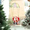 Rattles Mobiles ZK30 2023 Funny Dancing Parachute Santa Claus Doll Toy kommer att sjunga Electric Kawaii Childrens Education Christmas 231113