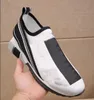 المصمم Sorrento Men Sneakers تمتد مدربين شبكات الجورب مع أحذية رياضية مع بلورات أحجار الراين رجال للسيدات زلة على أحذية رياضية أسود أبيض أبيض بريق أحذية مسطحة no442