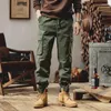 Calças masculinas homens moda militar carga exército magro regular ajuste reto algodão multi cor camuflagem verde amarelo calças blw9106