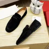 2023 Centlemen Business Party Wedden Dress Shoes Slip Slip On Flats Fashion Outdoor Men Casual Walking Casual Supomers Tamanho 38-45 Mkji00001