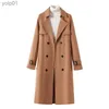 Trench da donna Trench per donna Moda Abbigliamento invernale Donna Cappotti lunghi e giacche Cintura da donna Trench doppio petto Abbigliamento donnaL231113