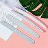 Nail Files 50100pcs 100180 Art Sanding Sandpaper 1Set Washable File Semilune Banana Buffing Curved Professional Manicure 231110