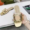 Сандалии G-Slipper Slipper slide Gucci Женские босоножки с вырезами и блокировкой Обувь Женские шлепанцы Slip On Beach Slide Flat Flat Casual Walking Oofr