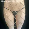 Body sieraden andere klassieke mode mesh strass taille keten sexy kristal dames rok been accessoiresother