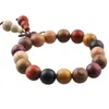 Strand Beaded Strands Multi Material Mixed Wooden Beads Bracelets Natural Style Jewelry For Men Women Prayer