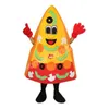 Costume de mascotte de pizza d'Halloween, tenue de personnage de dessin animé, taille adulte, tenue d'anniversaire, de noël, de carnaval, robe fantaisie pour hommes et femmes