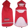 Vêtements pour chiens grand imperméable imperméable Golden Retriever Husky grand manteau de pluie à capuche pour animaux de compagnie à deux pattes vêtements pour chiens