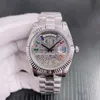 Relógio de diamantes 41mm Mens Automáticos Relógios mecânicos Sapphire Data Relógios de pulso Full Aço inoxidável U1 Relógios 904L de aço inoxidável Designer de aço