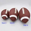 Balls American football soccer rugby association footy ball Standard size 9 Sports for men women children 231113