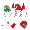 Bandanas 4pcs Natal Hairbands Festival Hair Hoops Headdresses Decorativos Tiaras Acessórios