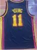 Atlanta''hawks''2023 Lillard Basketball Jerseys Portlands Charlottes Lamelo Ball Hornet Blazer Atlantas Anfernee Simons 2023 City Black Shir