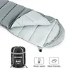 Sleeping Bags PACOONE Outdoor Sleeping Bag Double Lightweight Cotton Warm Washable Camping Travel 231113