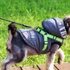 Dog Apparel Winter Warm Dog Coat Jacket with Harness Waterproof Dog Clothes for Small Dogs Padded Clothing Chihuahua Clothes Pet Supplies 231110