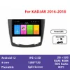 Lettore video Dvd per auto Android CARPLAY da 10 pollici per Renault KADJAR 2016-2018 Capative Screen NAVIGAZIONE GPS