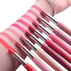 Lipstick 8 Color Double-end Lip Makeup Lipstick Pencil Waterproof Long Lasting Tint Sexy Red Lip Stick Beauty Matte Liner Pen Lipstick 231113