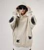 Hot selling autumn and winter new product, original couple trend brand, heavy weight plush hat, retro European and American loose fitting men and women's coat