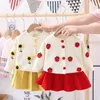 Clothing Sets Baby Girls Clothes Set Autumn Winter Cartoon Grape Clothing Set Kids Knitted Sweet Outfit Children Clothes Suit 231108