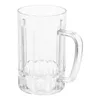 Weingläser 540 ml transparenter Bierkrug tragbare Tasse Wassergriff Isolierung Eiskaffeetassen Kunststoffmaterial Glas mit Deckel Stroh