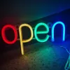 Articles de nouveauté Vente en gros LED Neon Light Sign Open Bar Jeu Lettre Lampe de nuit Chambre Décoration murale pour fête de mariage Boutique Cadeau d'anniversaire 231113
