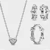 Cluster Rings Love Snowflake Combination Set Lämplig för kvinnors DIY -smycken gåvor