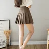 Jupes Blanc JK Jupe Plissée D'été Femmes Taille Haute Preppy Costume Skort Vintage Sexy Japon Noir Brun À Volants Tennis A Lina Jupes 230413