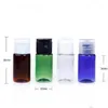 500 stks 10 ml plastic cosmetische lege fles met flip cap etherische olie crème monster verpakkingscontainers flessen