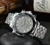 2022 Men's Stainless Steel 5-pin Quartz Watch 24-hour Calendar Waterproof OM