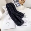 Шарфы CX-S-63 Прекрасные женщины Real Rex Fur Rose Design Girls Natural Arps Winter Soft Muffler