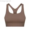 Desginer Aloo Yoga Bra OriginHochfester Sport-BH mit schönem Rücken und stoßfester Weste Damen-BH großer BH Alos