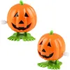 Zucca di Halloween Wind Up Toys Bomboniere per feste di compleanno Novità giocattolo per ragazzi e ragazze 2 pollici