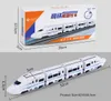 Diecast Model Car Electric Universal Harmony Train Train, не подходящие игрушки для управления, имитируя высокоскоростной железнодорожный автомобильный подарок для Baby 230412