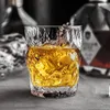 タンブラーAIデザインジュピターのリフトウイスキーガラスクリスタル不規則な幾何学ウイスキータンブラー酒ワイングラスクリエイティブロックカップ230413