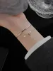 Charm Bracelets VENTFILLE 925 Stamp Silver Color Bracelet For Women Girl Gift Double Layers Crystal Bead Jewelry Dropship Wholesale 2023 Aug