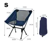 Camp Furniture Outdoor Moon Chair Lightweight Camping Seat Folding S/L Fishing Pall For BBQ Travel Picnic Beach