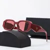 مصمم فاخر نظارة شمسية رجل النساء مستطيلات شمسية للجنسين مصمم Goggle Beach Sun Glasses Retro Frame Design Luxury PR17