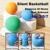 Novelty Games 24cm Size 7 Silent Basketball Bouncing High Mute Ball Sports Game Kids Birthday Christmas Gift 231113