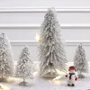 クリスマスデコレーションミニ暗号化雪雪の年の小さな木クリスマスパーティーホームテーブルオーナメントギフト231113