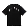 Palms Tshirt Erkek Kadın Tişörtler Tasarımcı Tişört Tişört Kısa Kol Yaz Moda Marka Boş Zaman Tee Pamuklu Köpekbalığı Baskı Lüks Üstler Giyim Boyutu S-XL