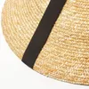 Cappelli a tesa larga Cappello di paglia da donna Unico cinturino conico lungo Vacanza al mare Protezioni solari Accessorio alla moda