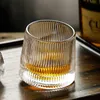 Bicchieri 160ML Addensare Bicchiere da vino Rotante Whisky Vodka Cup Bar Party Whisky Birra Brandy trasparente 230413