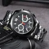 męskie zegarek designerskie zegarki Wysokiej jakości ruch kwarcowy Sapphire Waterproof Sports Sports Montre Luxe ze stali nierdzewnej