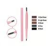 Eyebrow Enhancers Thick Pink Double-ended Eyebrow Pencil Long Lasting Waterproof Enhance Cosmetics Beauty Women Makeup Private Label Custom Bulk 231113